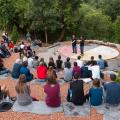 Indigenous Circle and Gathering Place on the campus of McMaster University. Photo by Mark Zelinski.